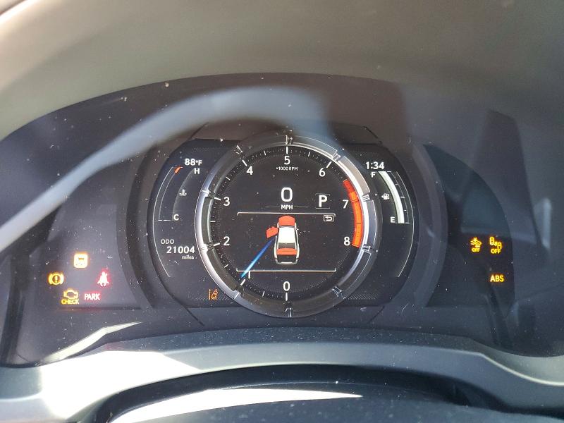 2024 Lexus Is VIN JTHGZ1B25R5075834 COPART salvage auction — FRONT END, Nv - Salvage Title, sold $15,500 on 2026-07-30 (photo 9)