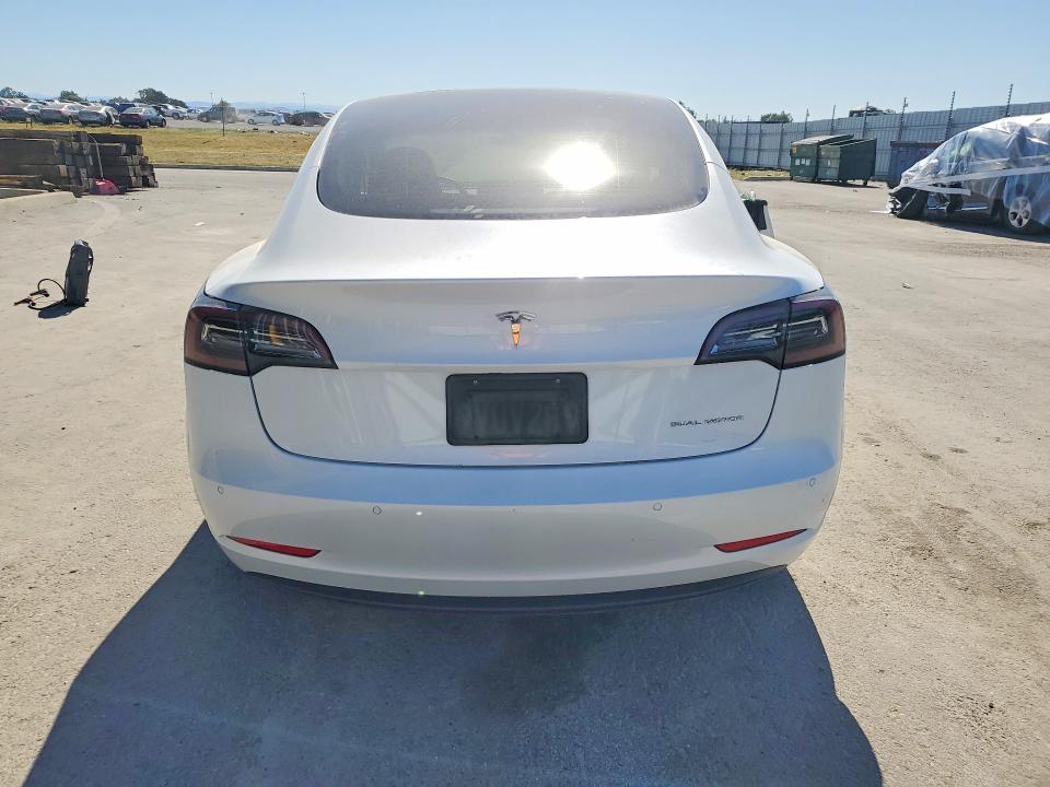 2021 Tesla Model 3 VIN 5YJ3E1EB6MF937909 COPART salvage auction — SIDE, Ca - Salvage Certificate, sold $3,400 on 2026-07-23 (photo 6)