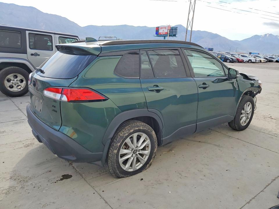 2022 Toyota Corolla cross VIN 7MUCAABGXNV026934 COPART salvage auction — FRONT END, Ut - Salvage Certificate, sold $8,500 on 2026-07-13 (photo 3)
