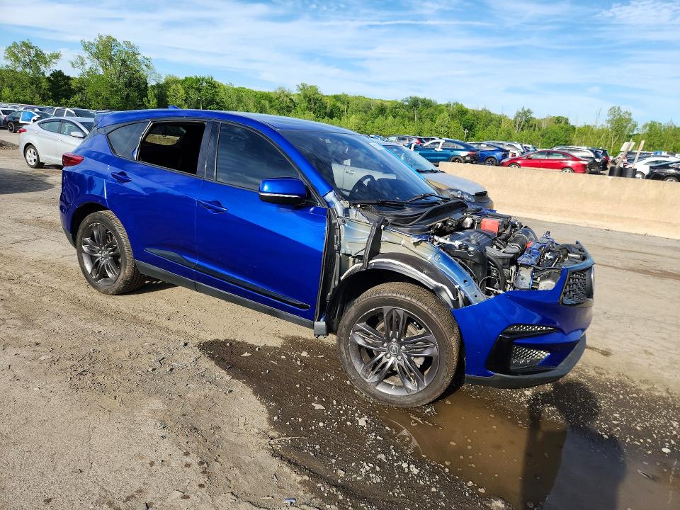 2021 Acura Rdx VIN 5J8TC2H65ML016998 COPART salvage auction — STRIPPED, Ny - Mv-907A Salvage Certificate, sold $7,300 on 2026-07-09 (photo 4)