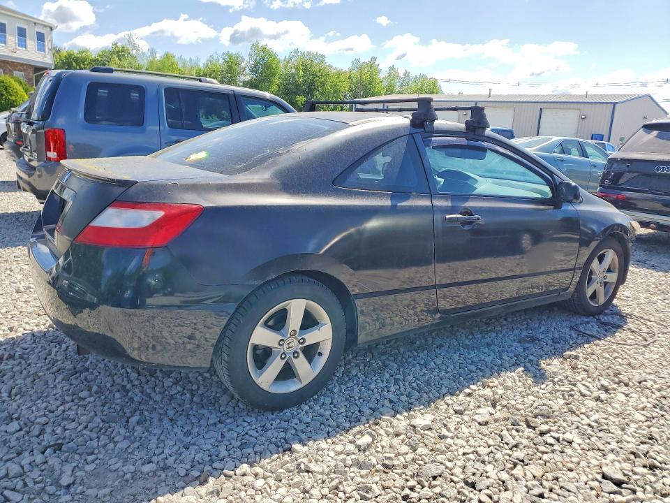 2007 Honda Civic VIN 2HGFG12817H547607 COPART salvage auction — FRONT END, Ma - Cert Of Title-Reconstrctd Coll, sold $400 on 2026-07-06 (photo 3)