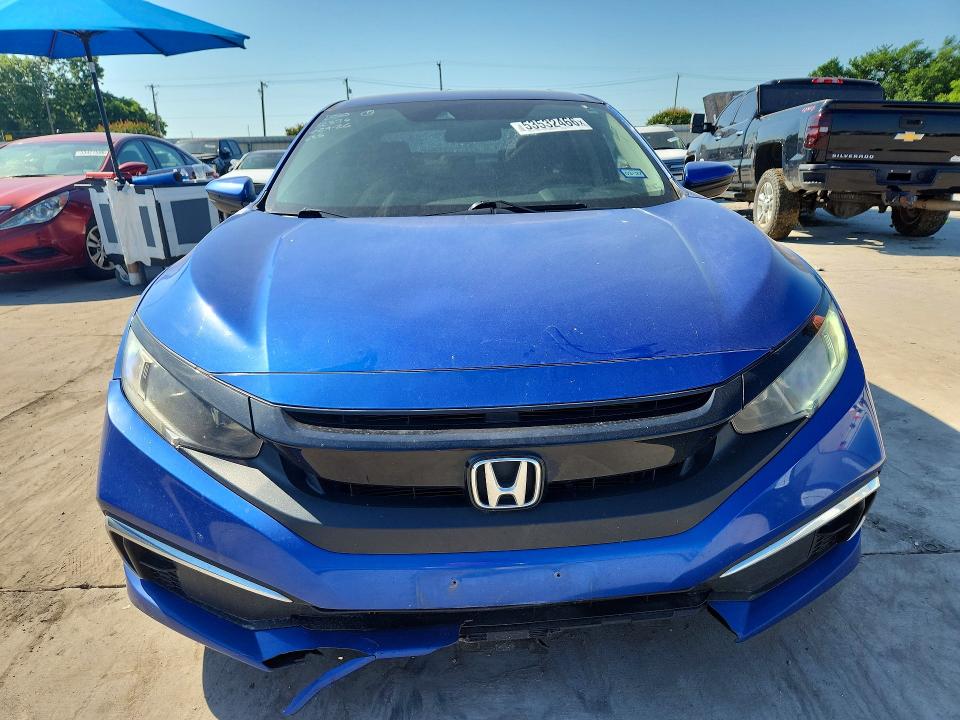2020 Honda VIN 2HGFC2F6XLH596180 COPART salvage auction — REAR END, Tx - Salvage Vehicle Title, sold $4,050 on 2026-07-02 (photo 5)