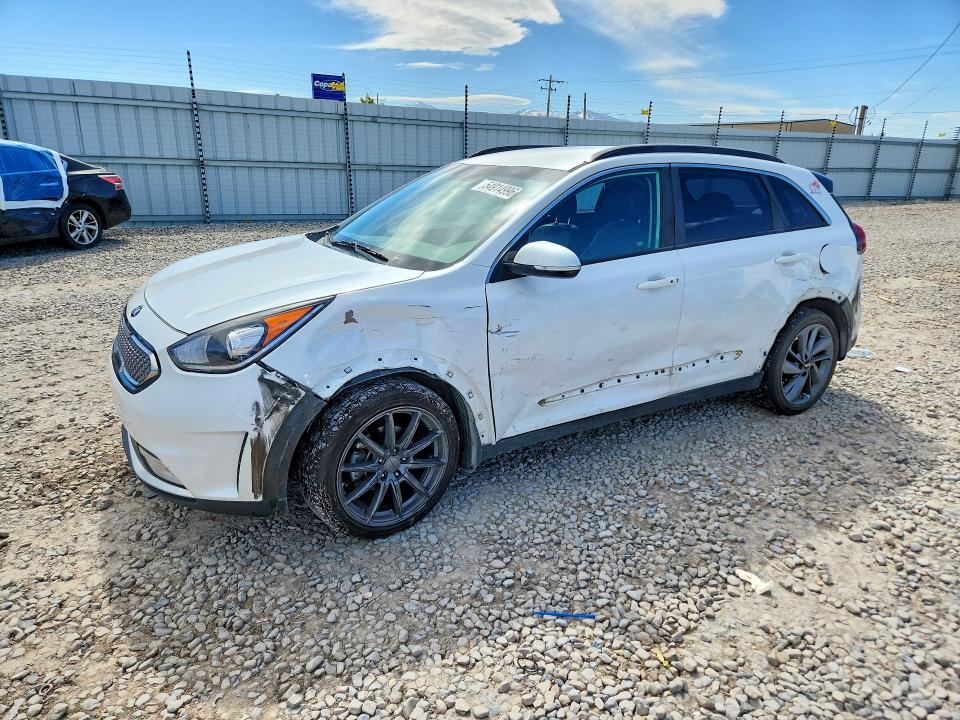 2017 Kia Niro VIN KNDCC3LC2H5092240 COPART salvage auction — FRONT END, Ut - Salvage Certificate, sold $3,250 on 2026-07-10 (photo 1)