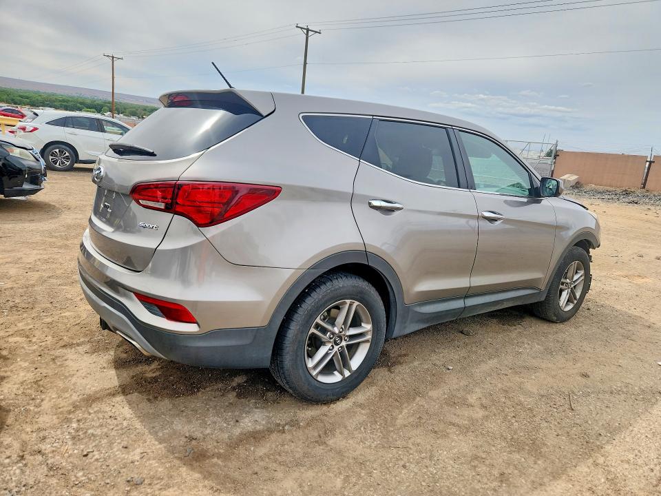 2018 Hyundai Santa fe VIN 5XYZT3LB8JG563466 COPART salvage auction — FRONT END, Nm - Cert Of Title-Salvage, sold $200 on 2026-07-30 (photo 3)