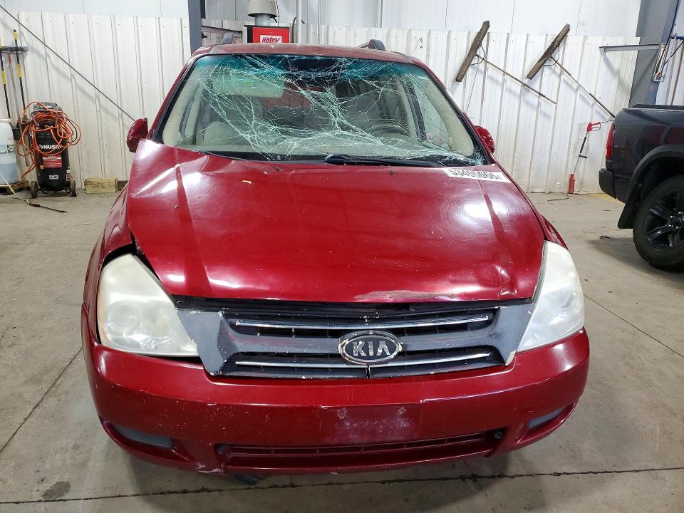 2007 Kia SEDONA VIN KNDMB233376179493 COPART salvage auction — FRONT END, Mn - Cert Of Title-Prior Salvage, sold $625 on 2026-07-14 (photo 5)
