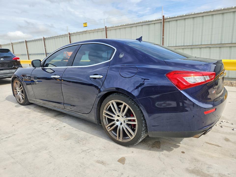 2015 Maserati Ghibli VIN ZAM57RTAXF1142395 COPART salvage auction — HAIL, Tx - Certificate Of Title, sold $5,100 on 2026-07-07 (photo 2)