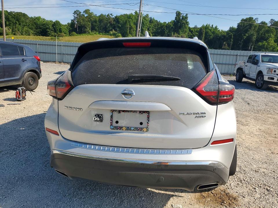 2021 Nissan Murano VIN 5N1AZ2DS2MC115457 COPART salvage auction — FRONT END, Ms - Cert Of Title-Salvaged, sold $8,200 on 2026-07-08 (photo 6)