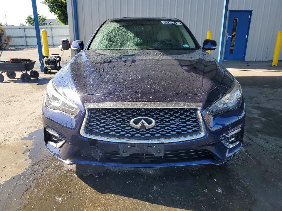 2022 Infiniti Q50 VIN JN1EV7BP8NM310653 COPART salvage auction — REAR END, CA - CERTIFICATE OF TITLE, sold $12,800 on 2026-07-14 (photo 5)
