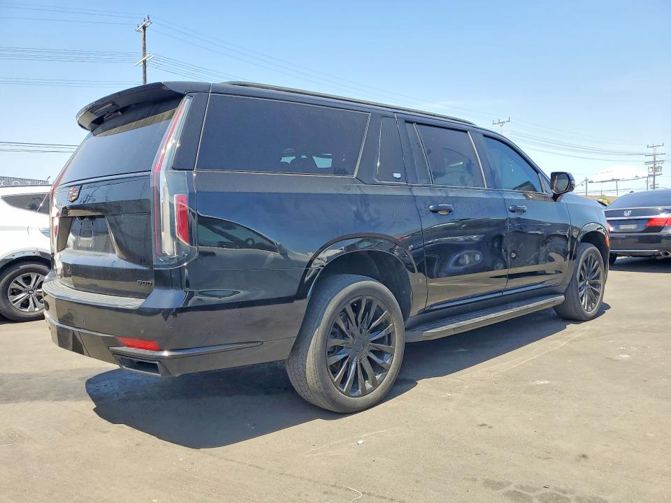 2022 Cadillac Escalade VIN 1GYS4JKL9NR103599 COPART salvage auction — SIDE, Ca - Salvage Certificate, sold $28,750 on 2026-08-26 (photo 3)