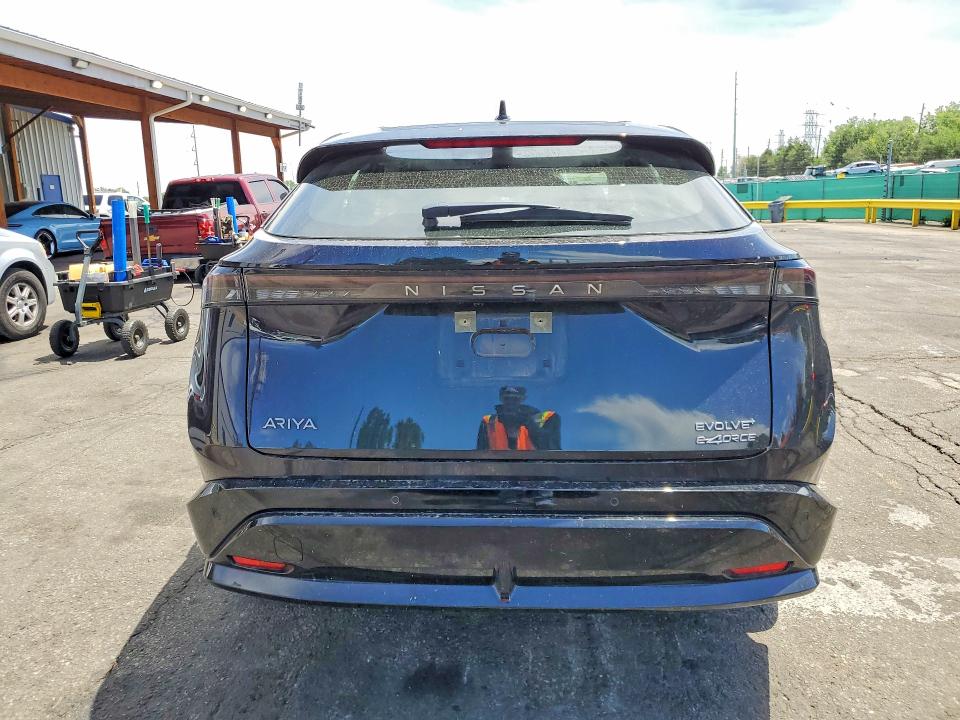2024 Nissan Ariya VIN JN1DF0BB5RM737637 COPART salvage auction — FRONT END, Co - Public - Salvage Title, sold $10,500 on 2026-07-02 (photo 6)