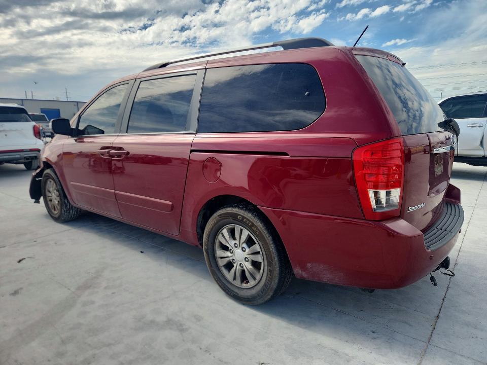 2011 Kia SEDONA VIN KNDMG4C79B6388052 COPART salvage auction — FRONT END, Tx - Salvage Vehicle Title, sold $775 on 2026-07-10 (photo 2)