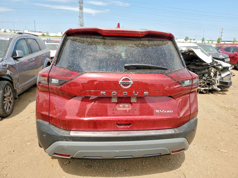 2021 Nissan Rogue VIN JN8AT3BB5MW220110 COPART salvage auction — FRONT END, IL - SALVAGE CERTIFICATE, sold $2,850 on 2026-07-28 (photo 6)