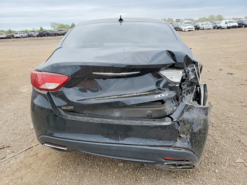 2016 Chrysler 200 VIN 1C3CCCBB6GN119645 COPART salvage auction — REAR END, Il - Salvage Certificate, sold $600 on 2026-07-09 (photo 6)