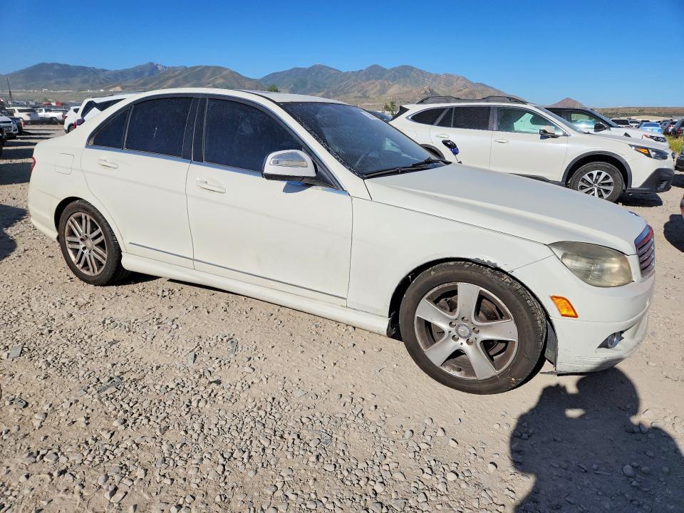 2008 Mercedes-benz C class VIN WDDGF54X88F081913 COPART salvage auction — REAR END, Nv - Salvage Title, sold $600 on 2026-07-02 (photo 4)