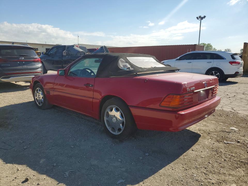 1995 Mercedes-benz Sl-class VIN WDBFA63E8SF114456 COPART salvage auction — HAIL, In - Cert Of Title-Salvage Title, sold $2,850 on 2026-07-07 (photo 2)
