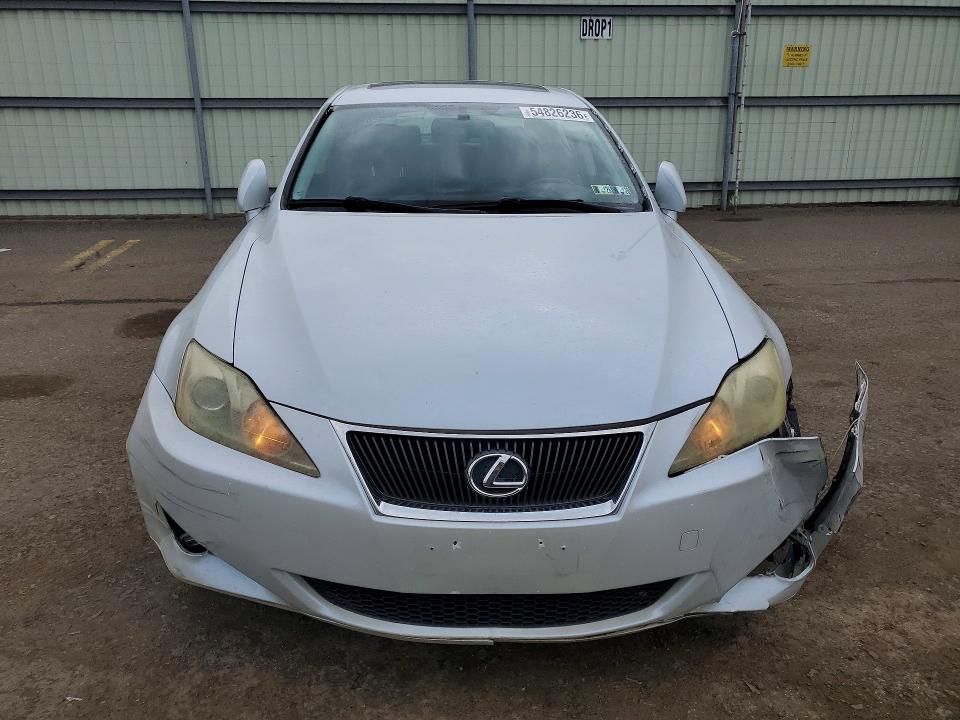 2007 Lexus Is 250 VIN JTHCK262575009686 COPART salvage auction — FRONT END, Pa - Certificate Of Salvage, sold $400 on 2026-07-21 (photo 5)