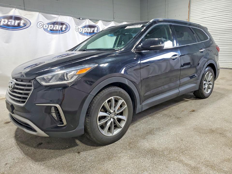 2017 Hyundai Santa fe VIN KM8SNDHFXHU234110 COPART salvage auction — REAR END, Wv - Certificate Of Title, sold $1,250 on 2026-07-14 (photo 1)