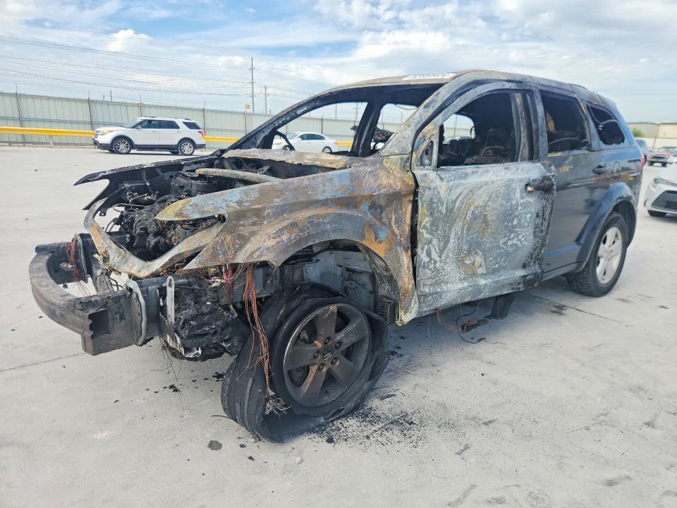 2013 Dodge Journey VIN 3C4PDCAB0DT509633 COPART salvage auction — BURN, Tx - Nonrepairable Title, sold $175 on 2026-07-02 (photo 1)