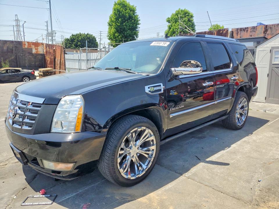 2011 Cadillac Escalade VIN 1GYS3EEJ4BR231670 COPART salvage auction — REAR END, Ca - Salvage Certificate, sold $850 on 2026-07-22 (photo 1)