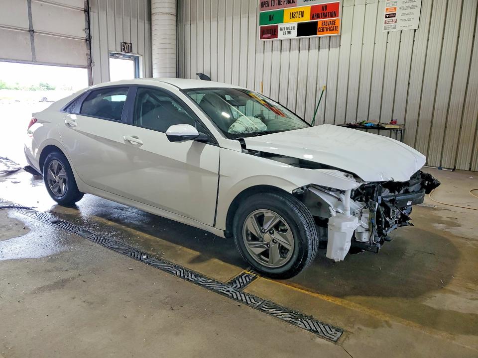 2024 Hyundai Elantra VIN KMHLL4DG8RU654877 COPART salvage auction — FRONT END, PA - CERTIFICATE OF SALVAGE, sold $3,250 on 2026-07-27 (photo 4)