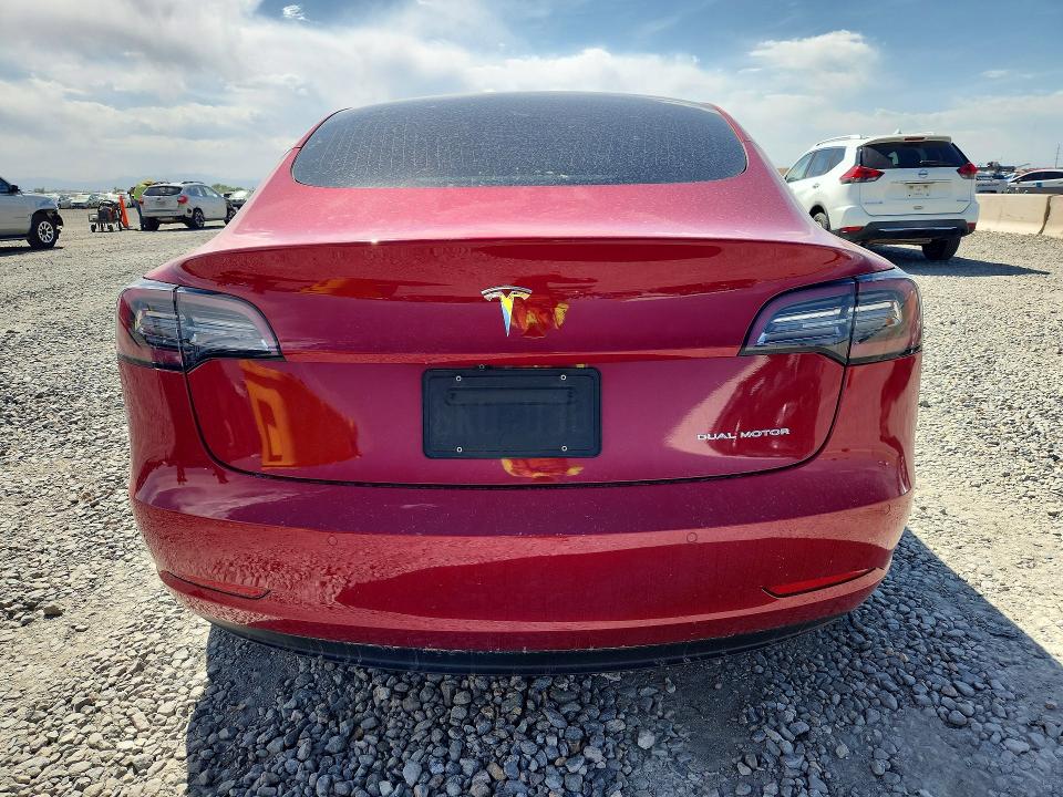 2020 Tesla Model 3 VIN 5YJ3E1EB1LF801282 COPART salvage auction — FRONT END, Co - Public - Salvage Title, sold $4,600 on 2026-07-16 (photo 6)