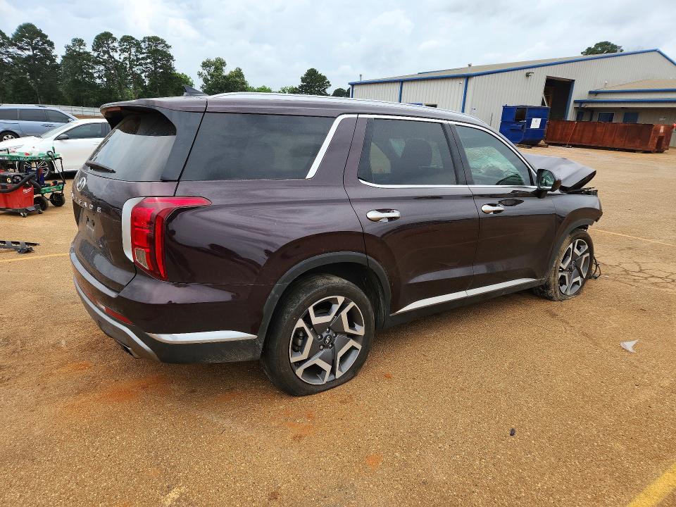 2024 Hyundai Palisade VIN KM8R54GEXRU741355 COPART salvage auction — SIDE, Tx - Salvage Vehicle Title, sold $6,700 on 2026-07-13 (photo 3)
