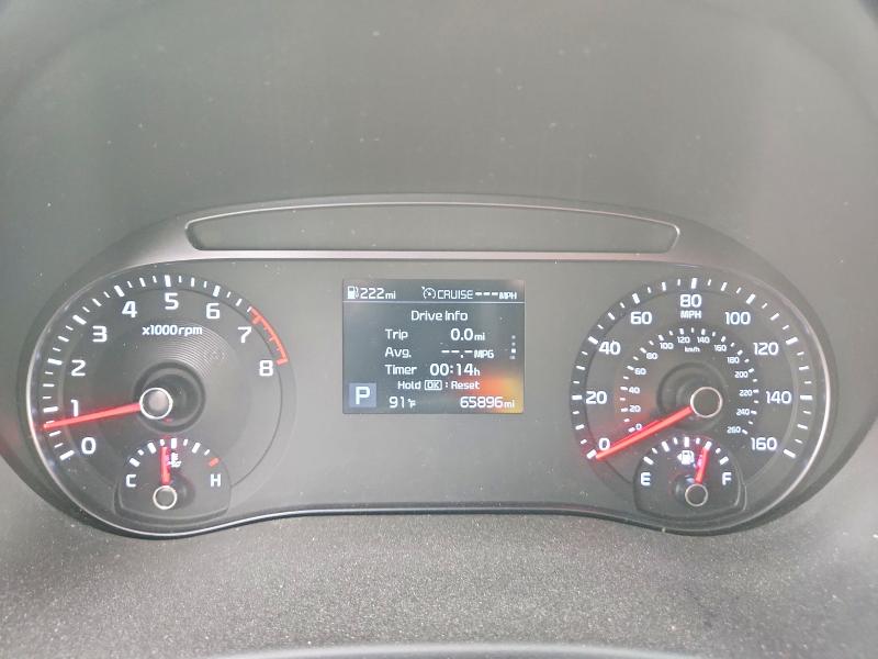 2021 Kia Soul VIN KNDJ23AU7M7768153 COPART salvage auction — REAR END, Tx - Salvage Vehicle Title, sold $2,600 on 2026-07-08 (photo 9)