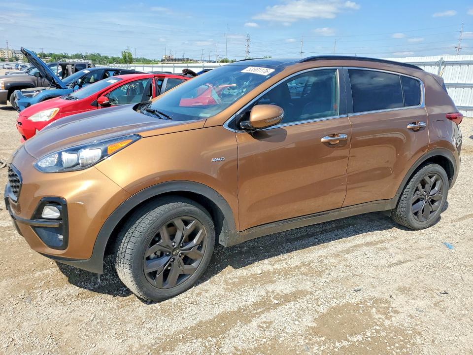 2020 Kia VIN KNDP6CAC8L7637835 COPART salvage auction — HAIL, Ia - Cert Of Title-Salvage Title, sold $3,400 on 2026-07-08 (photo 1)