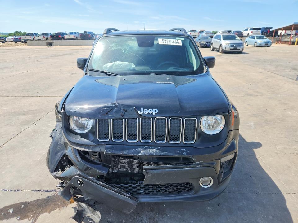 2020 Jeep Renegade VIN ZACNJABBXLPL43160 COPART salvage auction — FRONT END, Tx - Salvage Vehicle Title, sold $2,250 on 2026-07-16 (photo 5)