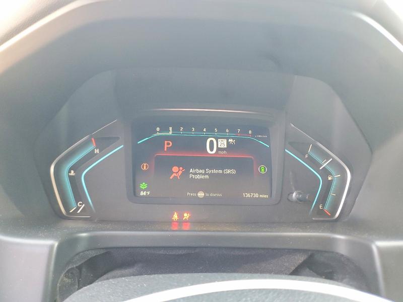 2022 Honda Odyssey VIN 5FNRL6H50NB015415 COPART salvage auction — FRONT END, Fl - Cert Of Title Slvg Rebuildable, sold $7,200 on 2026-07-28 (photo 9)