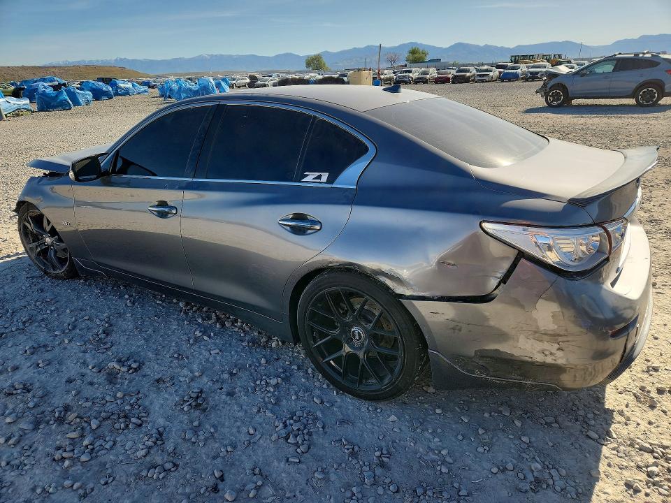 2016 Infiniti Q50 VIN JN1EV7AP3GM300505 COPART salvage auction — FRONT END, UT - SALVAGE CERTIFICATE, sold $725 on 2026-07-24 (photo 2)