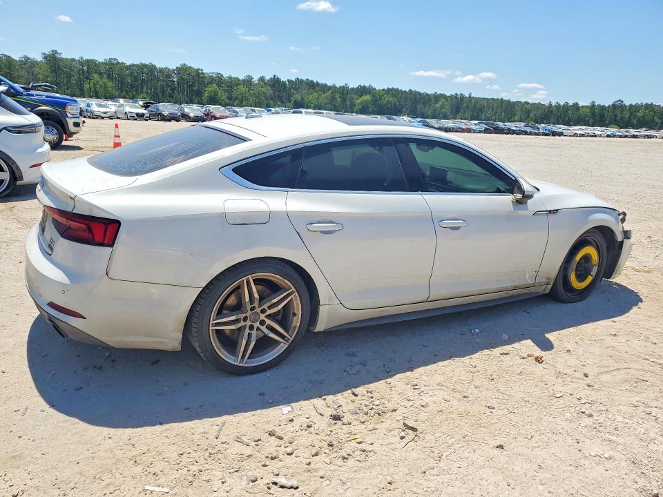 2018 Audi A5 VIN WAUENCF55JA128559 COPART salvage auction — FRONT END, Sc - Cert Of Title-Salvage, sold $3,200 on 2026-07-13 (photo 3)