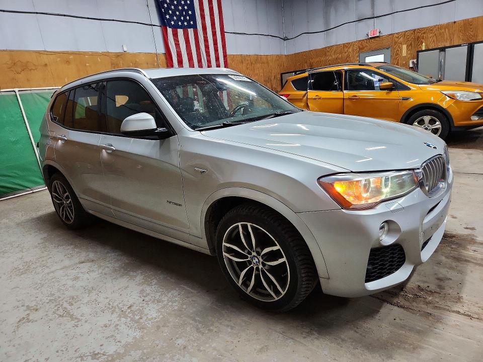2016 BMW X3 VIN 5UXWX7C57G0S16507 COPART salvage auction — REAR END, Mi - Certificate Of Title, sold $3,850 on 2026-07-15 (photo 4)