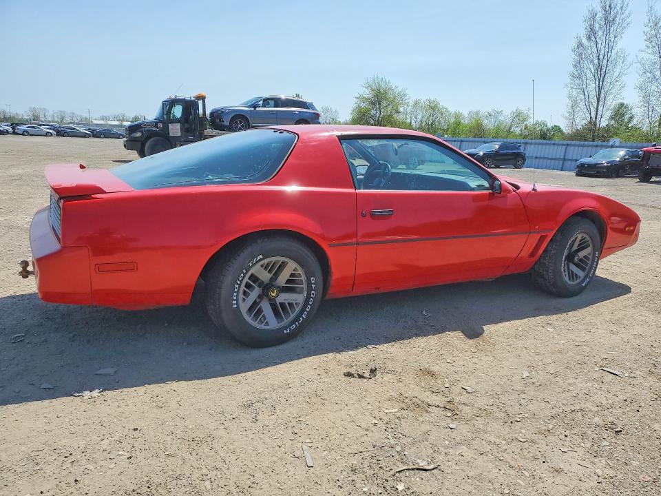 1984 Pontiac Firebird VIN 1G2AW87H3EN247380 COPART salvage auction — UNDERCARRIAGE, On - Permit No Brand - Unfit, sold $575 on 2026-07-09 (photo 3)