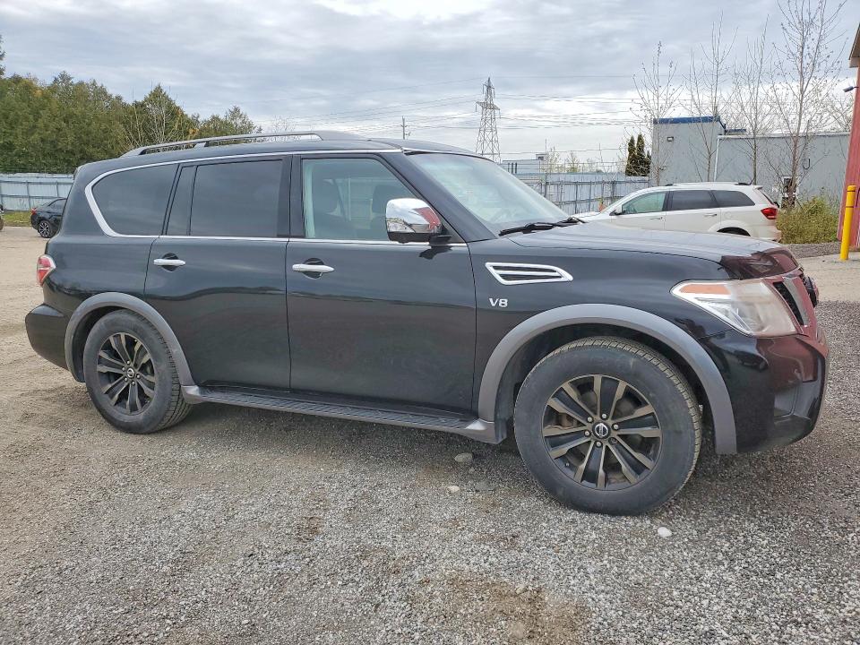 2017 Nissan Armada VIN JN8AY2NE7H9704821 COPART salvage auction — MECHANICAL, On - Permit No Brand - Unfit, sold $8,400 on 2026-07-14 (photo 4)