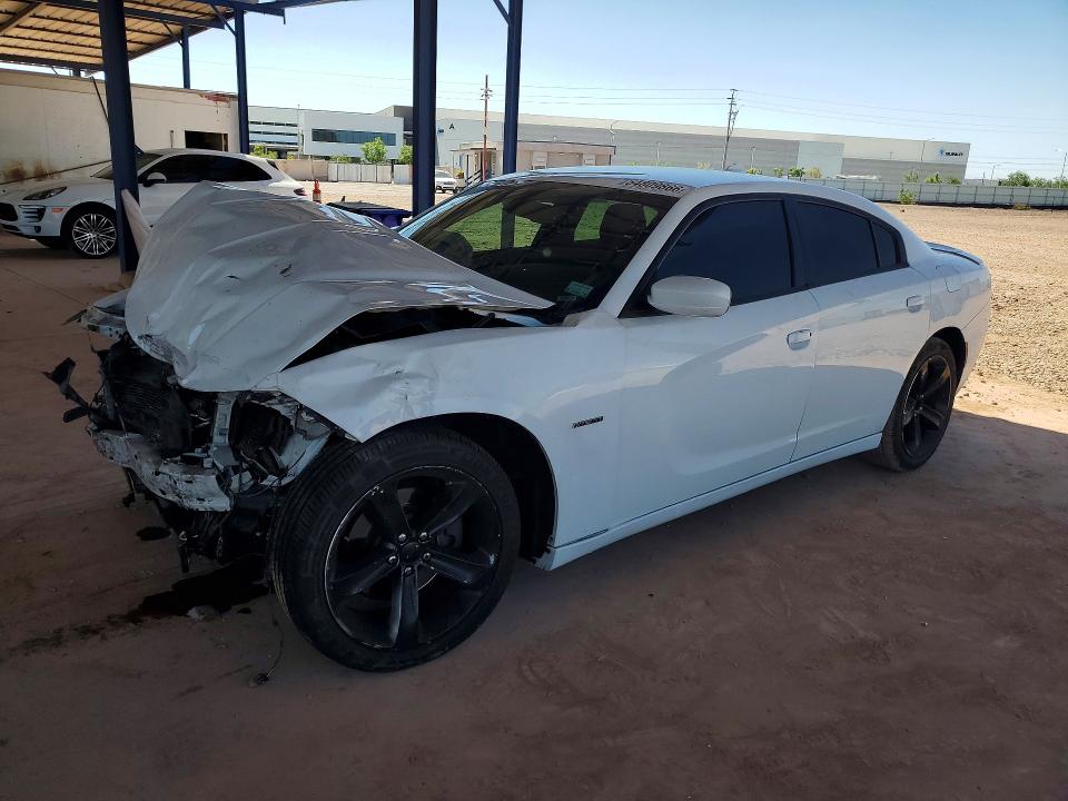 2018 Dodge Charger VIN 2C3CDXCT9JH238169 COPART salvage auction — FRONT END, Az - Cert Of Title - Salvage, sold $925 on 2026-07-09 (photo 1)
