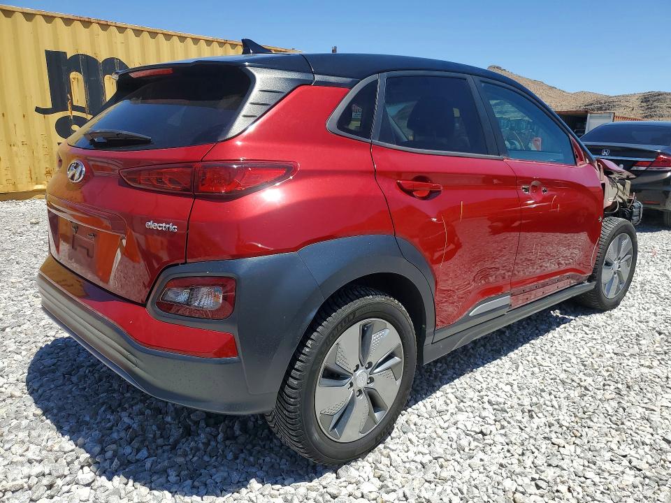 2020 Hyundai Kona VIN KM8K23AG0LU063740 COPART salvage auction — FRONT END, Nv - Salvage Title, sold $6,000 on 2026-07-13 (photo 3)