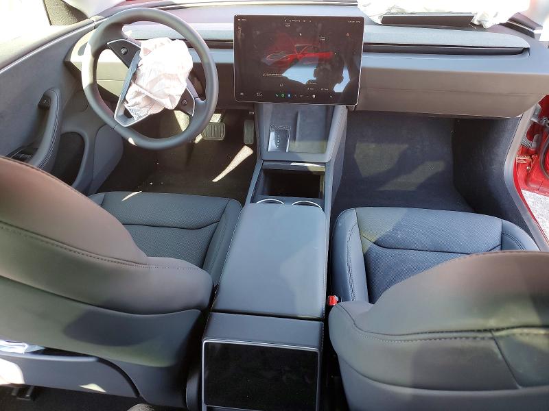 2025 Tesla Model 3 VIN 5YJ3E1EB7SF952531 COPART salvage auction — FRONT END, On - Permit Salvage, sold $13,100 on 2026-07-09 (photo 8)