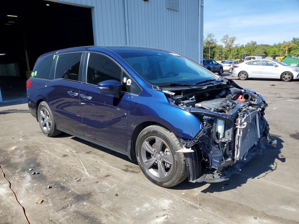 2022 Honda Odyssey VIN 5FNRL6H50NB015415 COPART salvage auction — FRONT END, Fl - Cert Of Title Slvg Rebuildable, sold $7,200 on 2026-07-28 (photo 4)