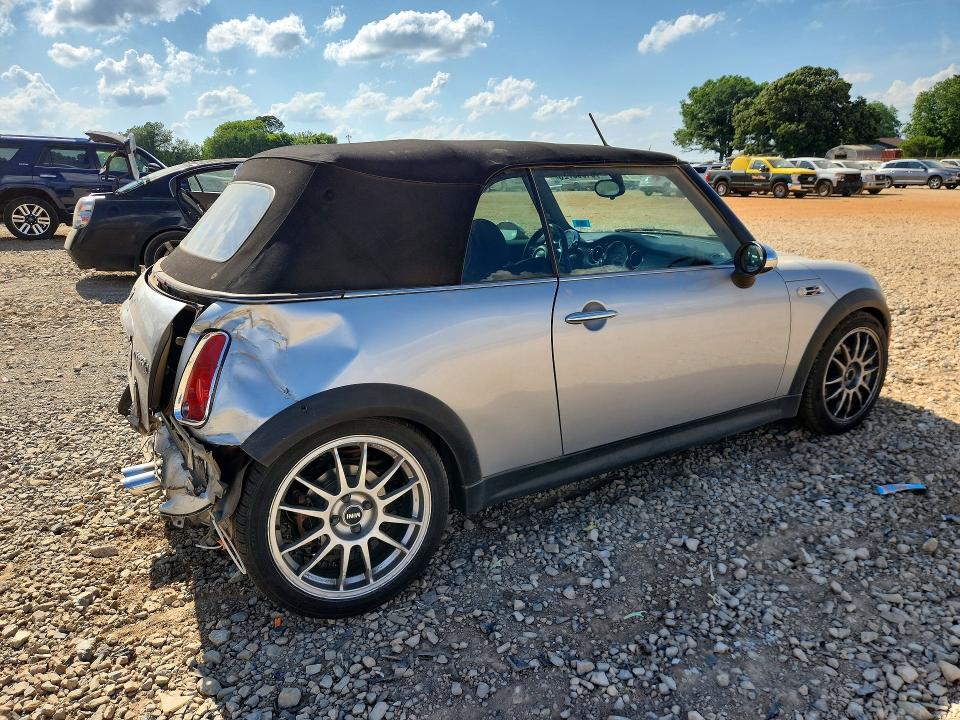 2006 Mini Cooper VIN WMWRH33516TF86563 COPART salvage auction — REAR END, Al - Cert Of Title-Salvage Title, sold $300 on 2026-07-15 (photo 3)