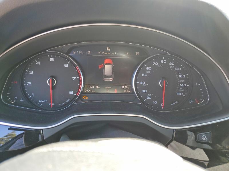 2019 Audi Q7 VIN WA1AAAF74KD010032 COPART salvage auction — REJECTED REPAIR, Ca - Dis/Dlr/Exp Only Clean Title, sold $4,200 on 2026-07-14 (photo 9)