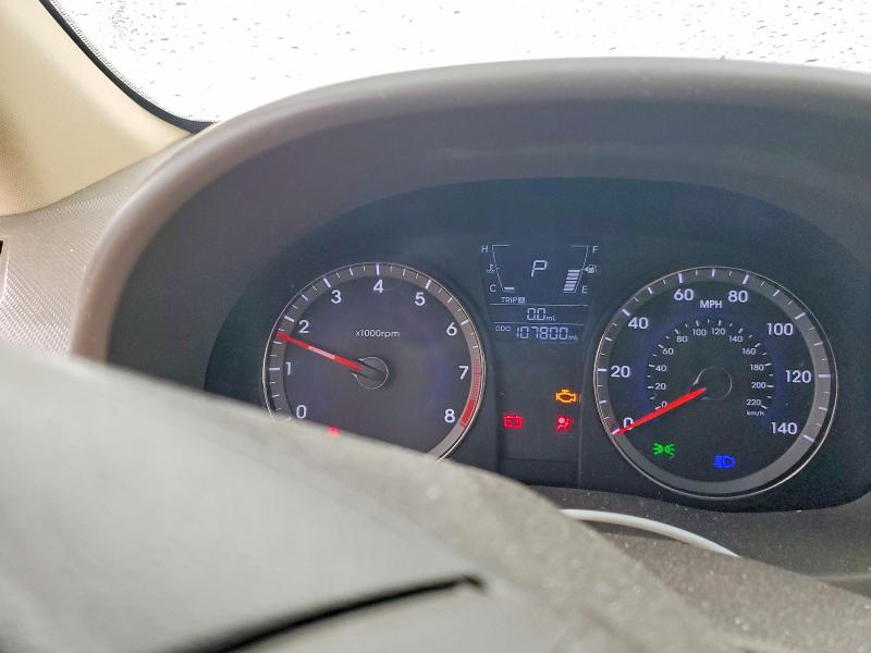2014 Hyundai Accent VIN KMHCT4AE3EU589188 COPART salvage auction — FRONT END, Il - Salvage Certificate, sold $350 on 2026-07-07 (photo 9)