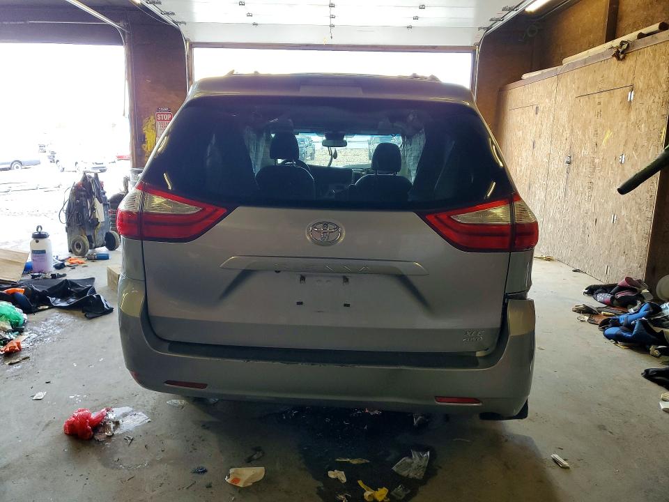 2015 Toyota Sienna VIN 5TDDK3DC2FS097564 COPART salvage auction — FRONT END, Pa - Certificate Of Salvage, sold $1,200 on 2026-07-09 (photo 6)