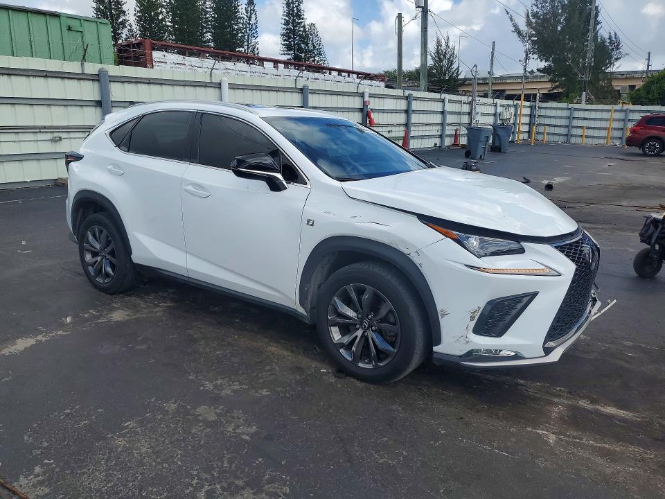 2021 Lexus Nx VIN JTJSARBZ9M2193374 COPART salvage auction — FRONT END, Fl - Cert Of Title Slvg Rebuildable, sold $11,500 on 2026-07-13 (photo 4)
