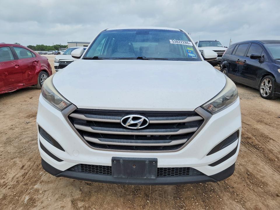 2016 Hyundai Tucson VIN KM8J23A43GU227036 COPART salvage auction — REAR END, Tx - Salvage Vehicle Title, sold $2,300 on 2026-07-09 (photo 5)