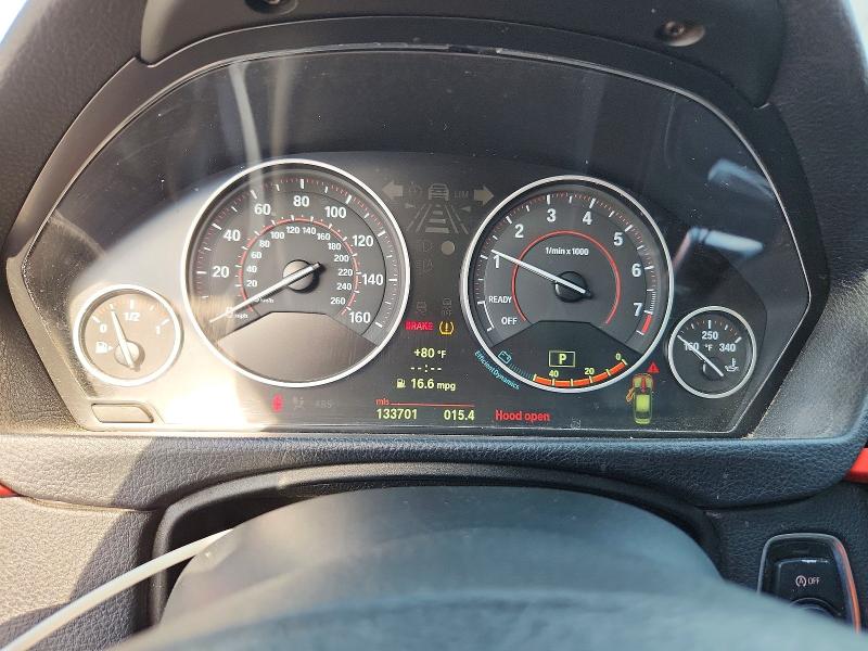 2013 BMW 3 series VIN WBA3A9G51DNP37987 COPART salvage auction — HAIL, Mo - Salvage Certificate Of Title, sold $3,150 on 2026-07-16 (photo 9)