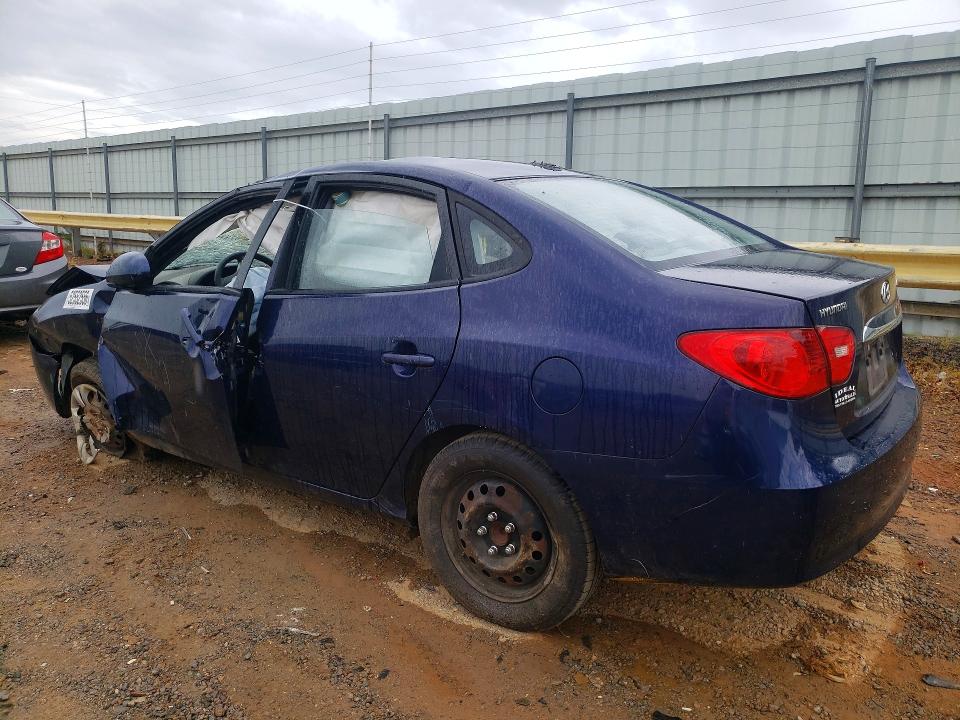 2010 Hyundai Elantra VIN KMHDU4AD4AU164551 COPART salvage auction — ROLLOVER, VA - CERT OF TITLE - SALVAGE, sold $100 on 2026-07-24 (photo 2)