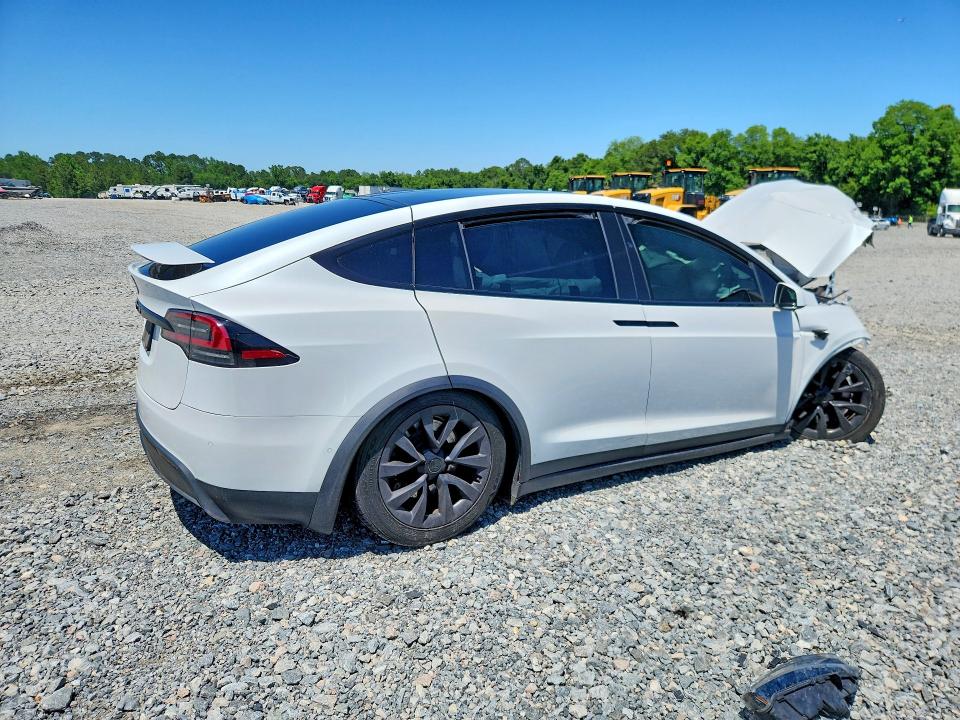 2022 Tesla Model x VIN 7SAXCAE51NF357053 COPART salvage auction — FRONT END, Ga - Cert Of Title-Salvage, sold $7,900 on 2026-07-28 (photo 3)