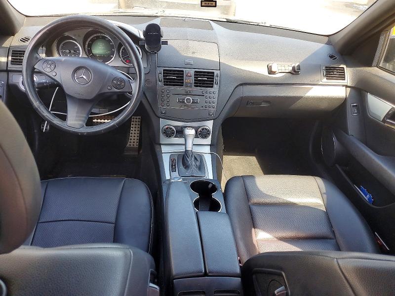 2010 Mercedes-benz C-klasse VIN WDDGF8BB9AR087622 COPART salvage auction — FRONT END, SC - CERT OF TITLE-SALVAGE, sold $450 on 2026-07-27 (photo 8)