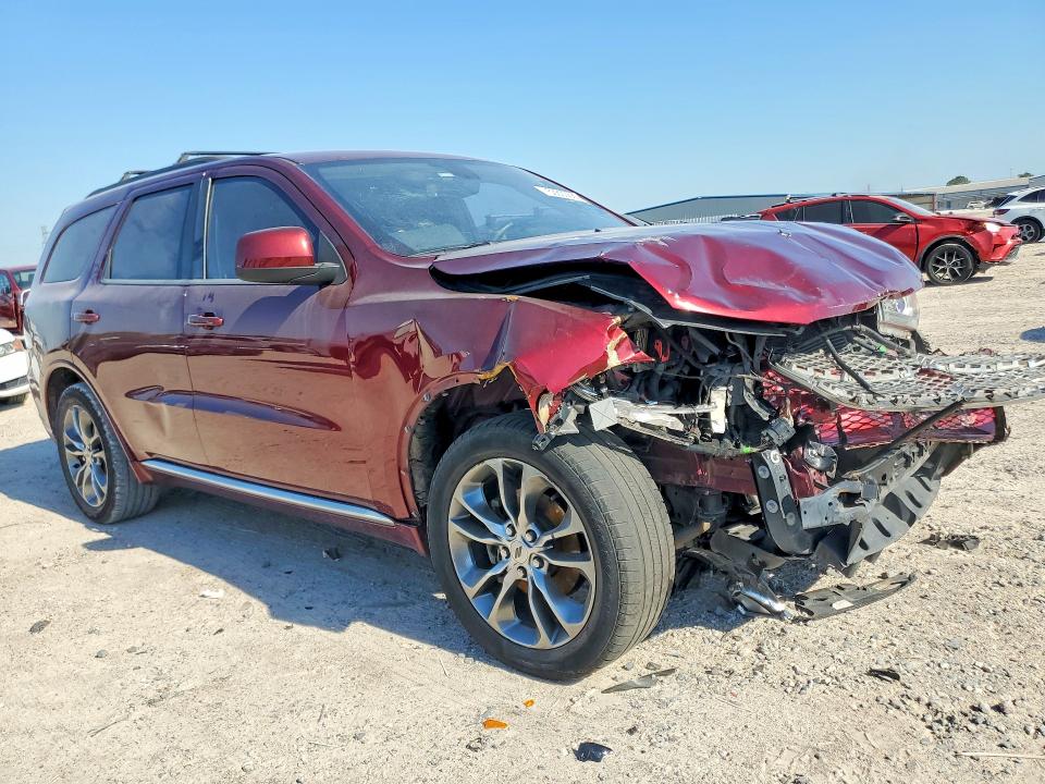 2019 Dodge Durango VIN 1C4RDHAG3KC584854 COPART salvage auction — FRONT END, Tx - Salvage Vehicle Title, sold $1,350 on 2026-07-10 (photo 4)